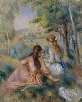 Dress Prints: In the Meadow, by Auguste Renoir