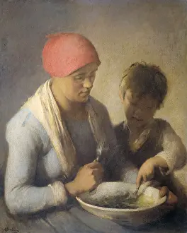 Sharing Prints: The Meal, by Auguste Boulard, c