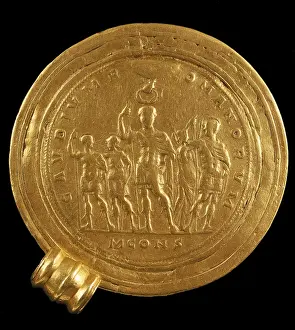 Empress Prints: Medal of Constantine (4th c.). Gold