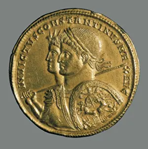Stamps Prints: Medal of Constantine and Alexander the Great
