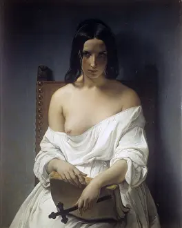 Hair Prints: Meditation, by Francesco Hayez