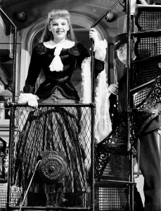 Trolley Prints: MEET ME IN ST. LOUIS, from left, Judy Garland, Robert Emmett O'Connor, 1944
