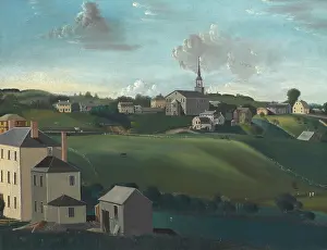 Specific Place Prints: Meetinghouse Hill, Roxbury, Massachusetts