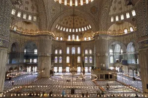 Ottomans Prints: Mehmed Aga (1553-1625). Sultan Ahmed Mosque or Blue Mosque