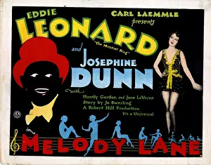 Josephine Prints: MELODY LANE, from left, Eddie Leonard, Josephine Dunn, 1929