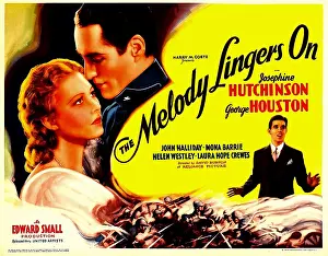 Josephine Prints: THE MELODY LINGERS ON, left from left: Josephine Hutchinson, George Houston, 1935