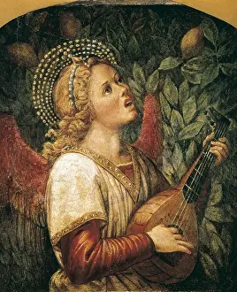 Quattrocento Prints: Melozzo da Forli (1438-1494). Angel Musician
