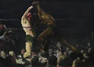 Lcgr1606 Prints: Both Members of This Club, by George Bellows, 1909, American painting, oil on canvas