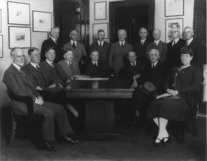 Red Cross Prints: Members of President Calvin Coolidge's cabinet (Hoover)