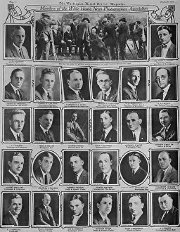 News Prints: Members of the White House News Photographers Association, October 8, 1922