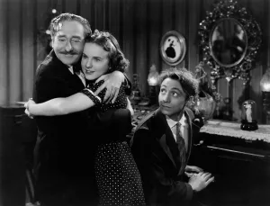 Deanna Prints: ONE HUNDRED MEN AND A GIRL, Adolphe Menjou, Deanna Durbin, Mischa Auer, 1937