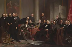 Mccormick Prints: MEN OF PROGRESS, by Christian Schussele, 1862