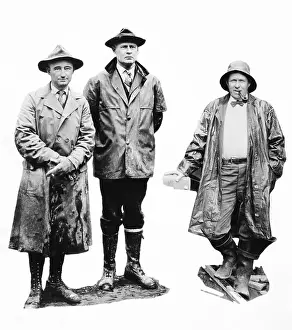 Cut Out Prints: Men who built the Great Northern Railroad 8 mile tunnel in Washington State