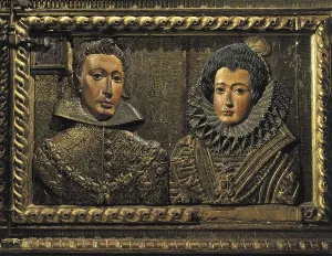Philip Ii Of Spain 1527 1598 Prints: MENA, Alonso de (1587-1646). Reliquary-altarpice of the Royal Chapel