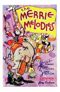 3ev In Prints: MERRIE MELODIES, 1932 promotional poster for animation studio