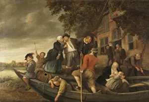 Toys Prints: The Merry Homecoming, by Jan Steen