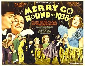 Billy Prints: MERRY GO ROUND OF 1938, bottom from left: Bert Lahr