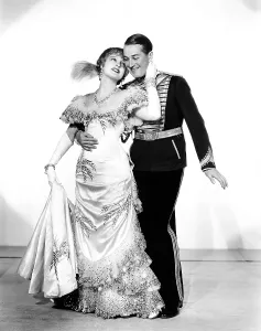 Formal Dress Prints: THE MERRY WIDOW, Jeanette MacDonald, Maurice Chevalier, 1934
