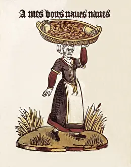 Seller Prints: A mes bons naves naves. The Merchant of turnips