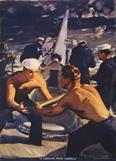 Bare Chested Prints: A Message from America by Hayden Hayden (aka Howard Crosby Renwick)