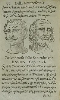 Hair Prints: Metoposcopy, by Ciro Spontoni, 1651