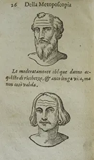 Hair Prints: Metoposcopy, by Ciro Spontoni, 1651