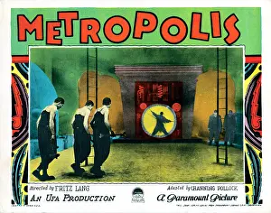 Work Prints: METROPOLIS, lobbycard, 1927