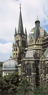 Germany Prints: METZ, Eudes de(8th c.). Palatine Chapel of Charlemagne