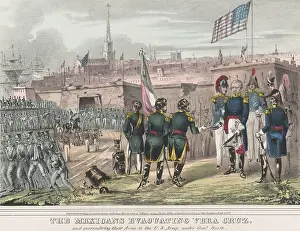 Juan Prints: Mexican American War. The 3, 000 Mexican defenders of Vera Cruz surrendered on March 27-28