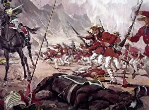 Armies Prints: Mexican American War. Battle of Buena Vista