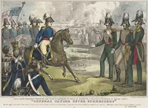 Armies Prints: Mexican American War. Battle of Buena Vista