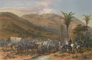 Armies Prints: Mexican American War. Battle of Cerro Gordo