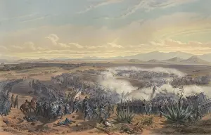 Armies Prints: Mexican American War. Battle of Contreras