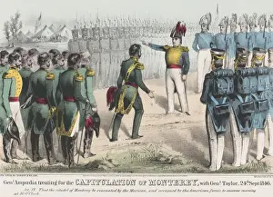 Mexico Prints: Mexican American War. Battle of Monterey, Sept. 21-23, 1846