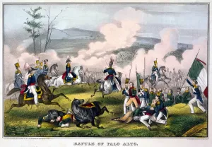 Winfield Prints: Mexican-American War. Battle of Palo Alto--May 8th 1846