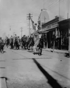 9 People Prints: Mexican Revolutionaries entering Juarez