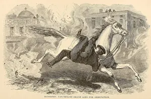 Mexico Prints: Mexican War, Battle of Monterrey, September 21-24, 1846. Lt