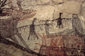 United Mexican States Prints: MEXICO. BAJA CALIFORNIA SUR. Rock paintings of the Sierra de San Francisco