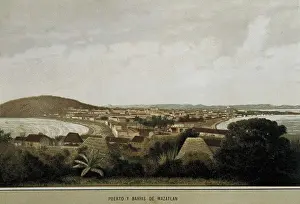United Mexican States Prints: Mexico. Mazatln on the shore of Pacific Ocean (1880)