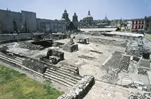 United Mexican States Prints: MEXICO. Mexico City. Tenochtitln