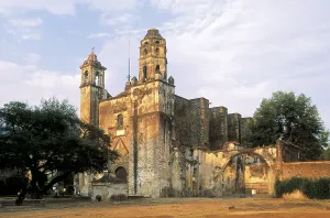 Spanish Empire Prints: MEXICO. Tepoztln. Church of Santa Mara de Natividad