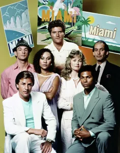 Thomas Prints: MIAMI VICE, (front, from left): Don Johnson