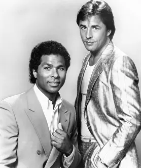 Thomas Prints: MIAMI VICE, from left: Philip Michael Thomas, Don Johnson, (1984), 1984-1989