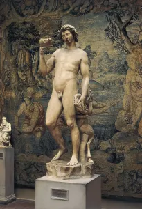 Wine Producing Prints: Michelangelo (1475-1564). Bacchus