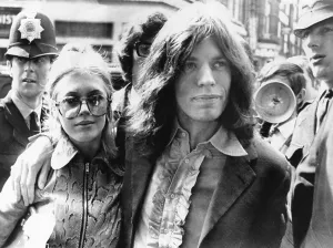Marijuana Prints: Mick Jagger and his girl friend