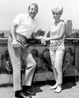 Holding Hands Prints: Mickey Mantle, and his wife, Merlyn Mantle