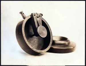 Subst Size Prints: Microphone of Caveat, with mouthpiece, April 14, 1877