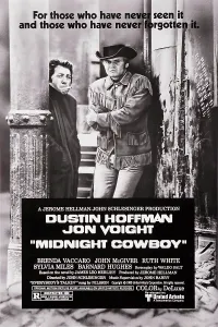 1969 Movies Prints: MIDNIGHT COWBOY, US poster art, from left: Dustin Hoffman, Jon Voight, 1969
