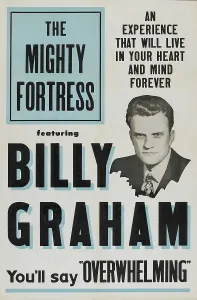 1955 Movies Prints: THE MIGHTY FORTRESS, Billy Graham, 1955