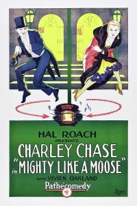 Top Hat Prints: MIGHTY LIKE A MOOSE, left to right: Charley Chase, Vivien Oakland, 1926